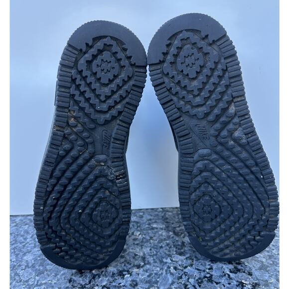 Nike Air Force 1 Winter Boots Black Anthracite DA0418-001 Mens Size 11 NO LACE - Picture 10 of 14